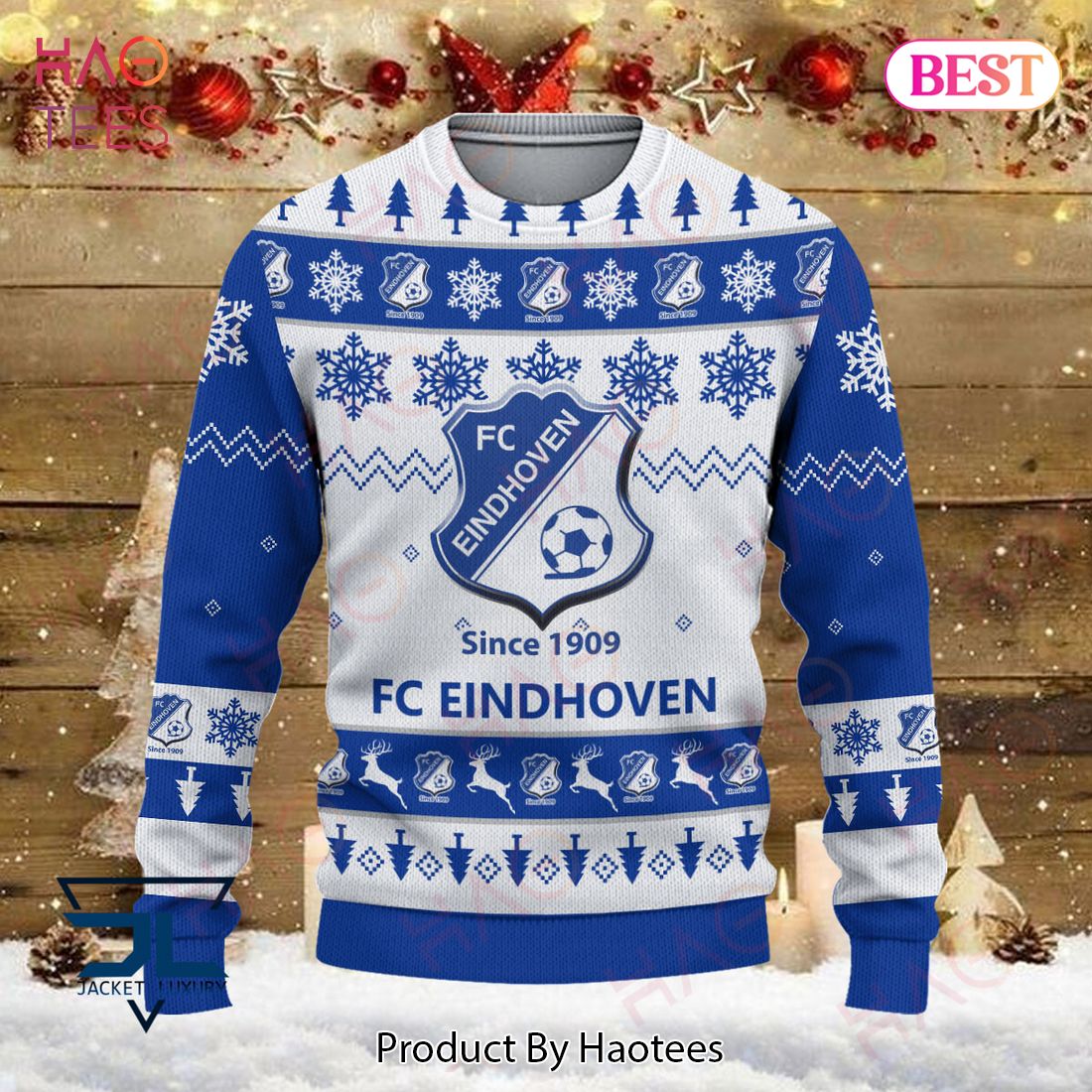 HOT FC Eindhoven 1909 Christmas Luxury Brand Sweater Limited Edition HOT FC Eindhoven 1909 Christmas Luxury Brand Sweater Limited Edition