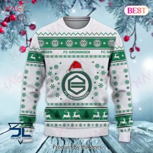 HOT FC Groningen Green Mix White Christmas Luxury Brand Sweater Limited Edition