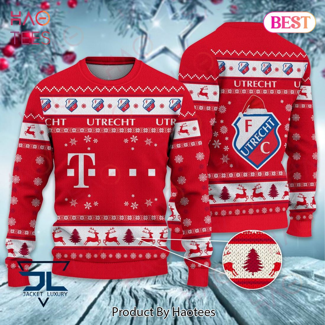 HOT FC Utrecht Christmas Luxury Brand Sweater Limited Edition