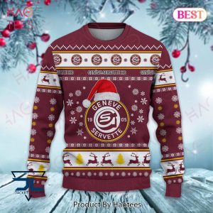 HOT Geneve-Servette HC Christmas Luxury Brand Sweater Limited Edition
