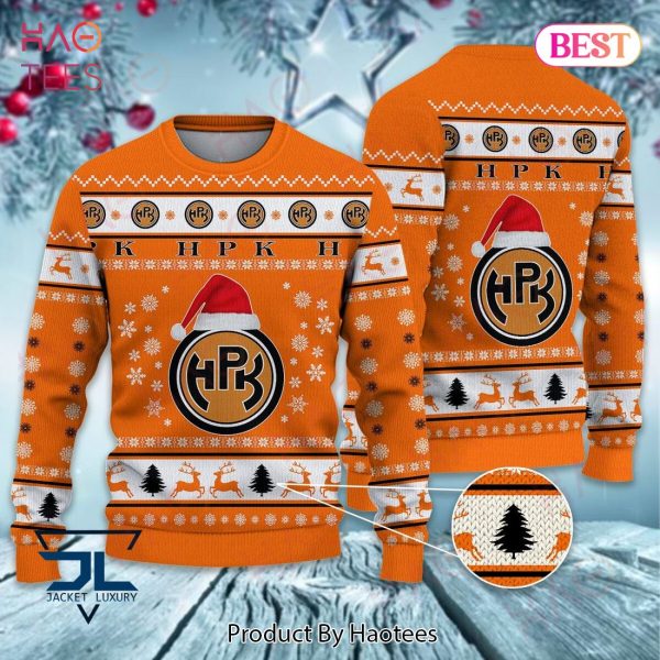 HPK White Mix Orange Christmas Luxury Brand Sweater Limited Edition