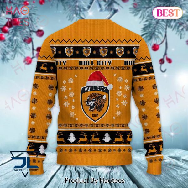 Hull City Gold Mix Black Luxury Brand Sweater Limited Edition