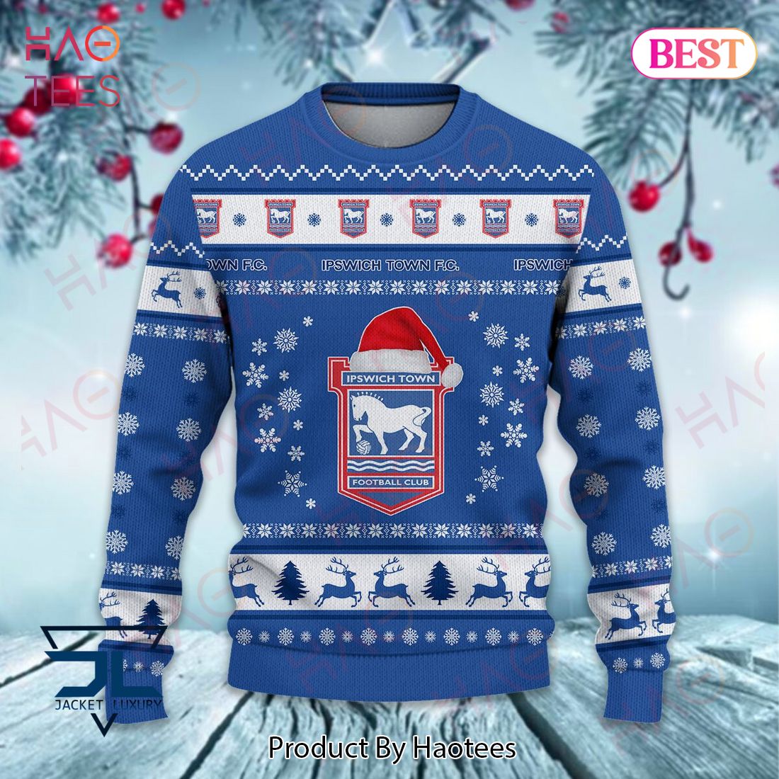 Ipswich Town F.C Luxury Brand Sweater Limited Edition Ipswich Town F.C Luxury Brand Sweater Limited Edition