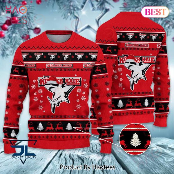 Kolner Haie Black Mix Red Luxury Brand Sweater Limited Edition