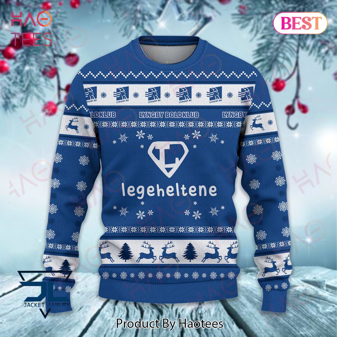 Lyngby Boldklub Luxury Brand Sweater Limited Edition Lyngby Boldklub Luxury Brand Sweater Limited Edition