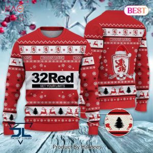 Middlesbrough 32 Red Luxury Brand Sweater Limited Edition