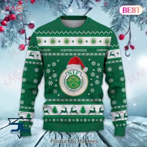 Naestved Boldklub White Mix Green Luxury Brand Sweater POD Design