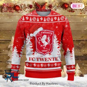 NEW FC Twente Red Mix White Christmas Luxury Brand Sweater Limited Edition