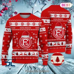 NEW Fortuna Dusseldorf Red Mix White  Luxury Brand Sweater Limited Edition