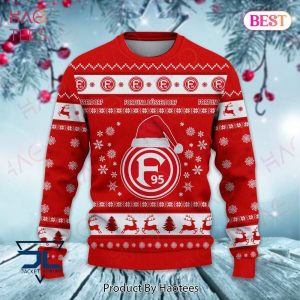 NEW Fortuna Dusseldorf Red Mix White  Luxury Brand Sweater Limited Edition