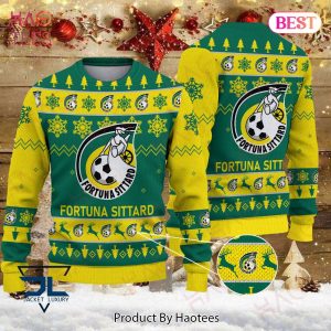 NEW Fortuna Sittard Gold Mix Green Luxury Brand Sweater Limited Edition