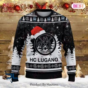 NEW HC Lugano Black Mix White Luxury Brand Sweater Limited Edition