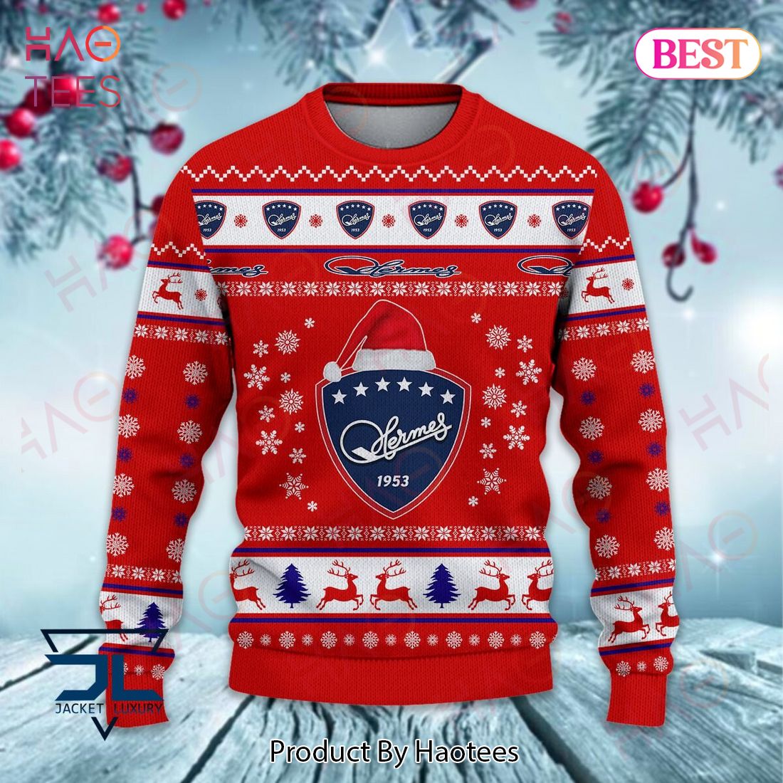 NEW Kokkolan Hermes 1953 Luxury Brand Sweater Limited Edition NEW Kokkolan Hermes 1953 Luxury Brand Sweater Limited Edition