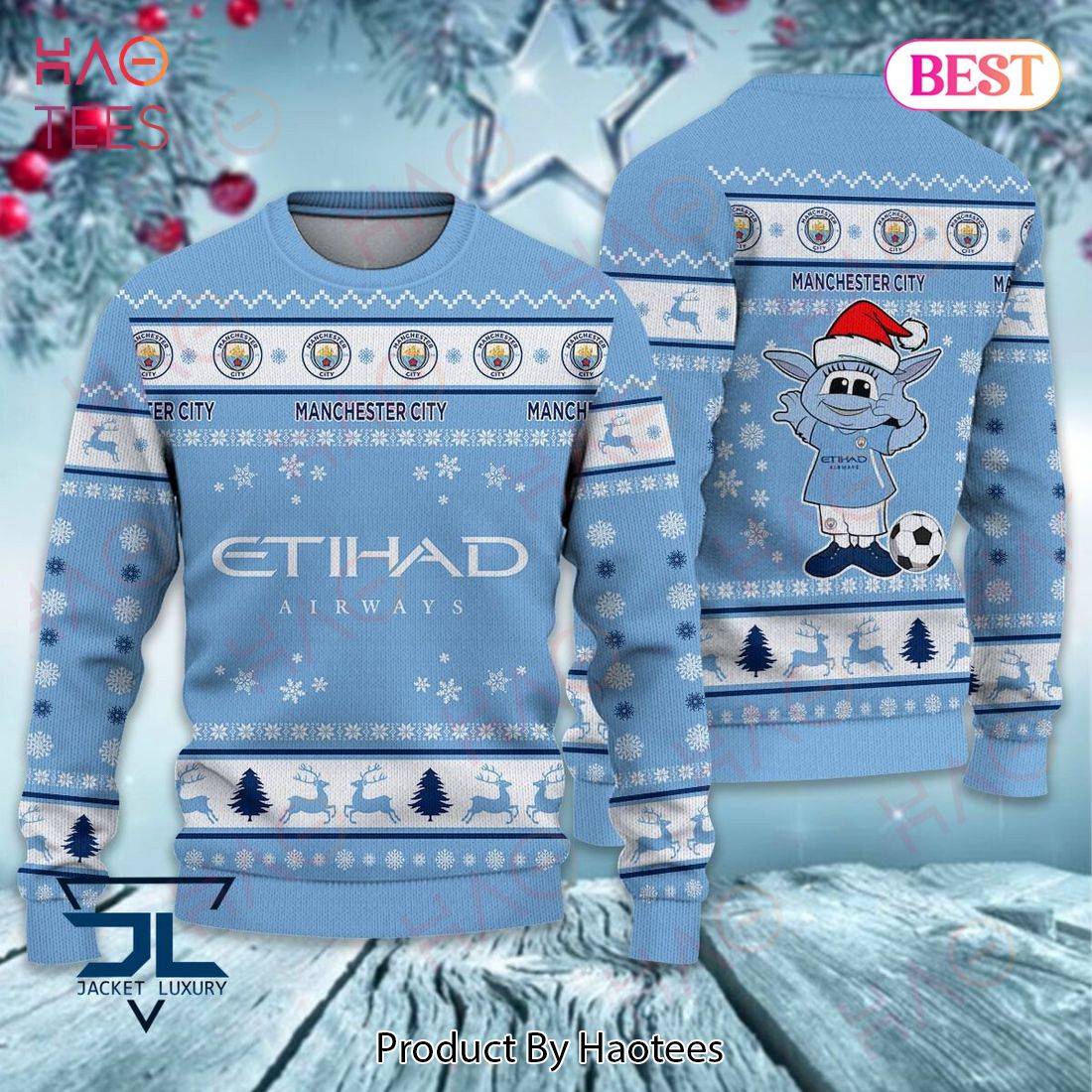 NEW Manchester City F.C Luxury Brand Sweater Limited Edition