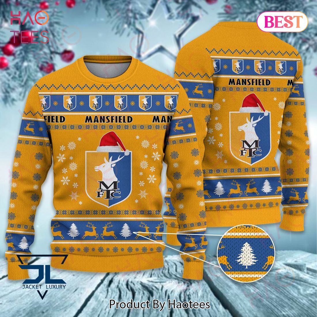 NEW Mansfield Town Luxury Brand Sweater Limited Edition
