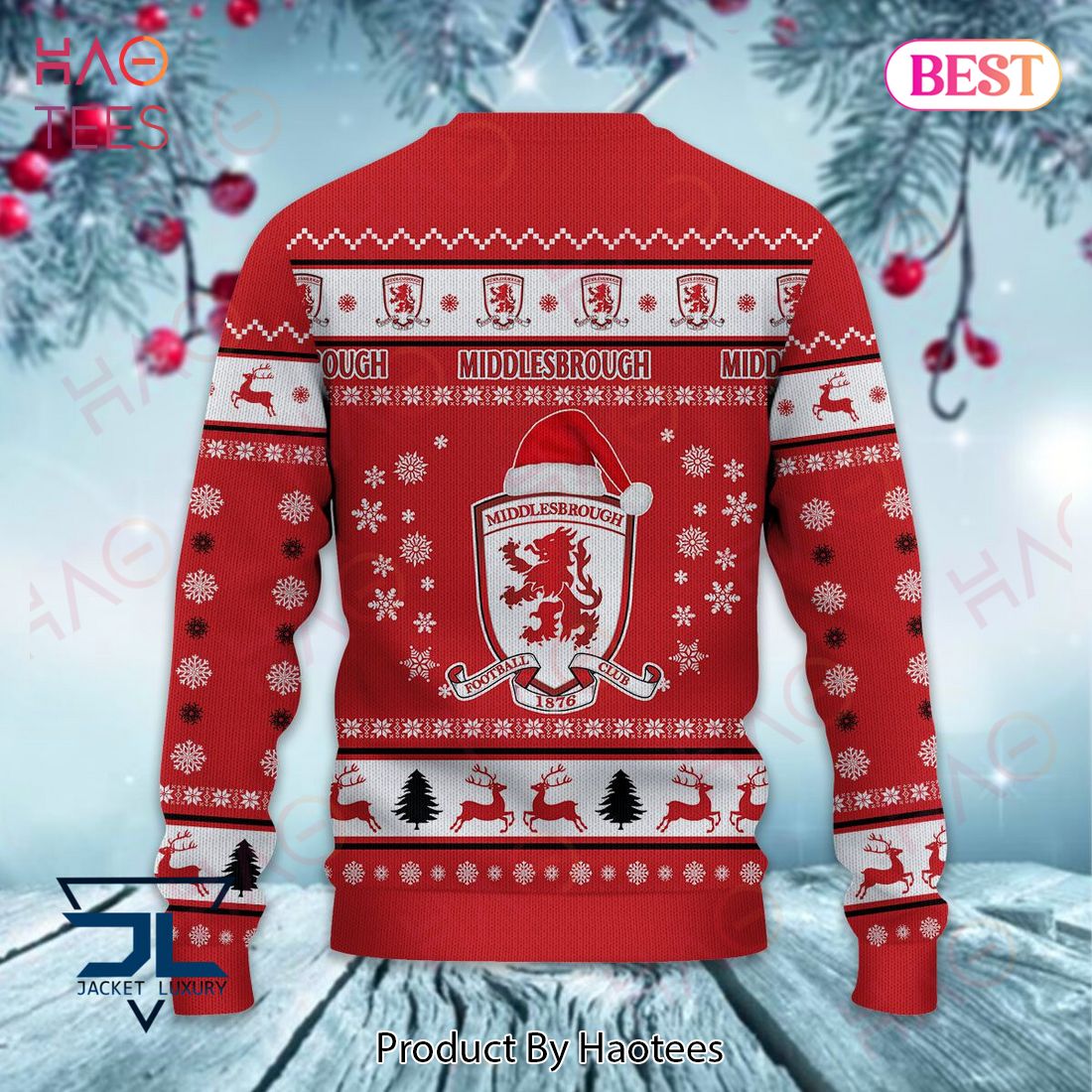 NEW Middlesbrough F.C 1876 Luxury Brand Sweater Limited Edition