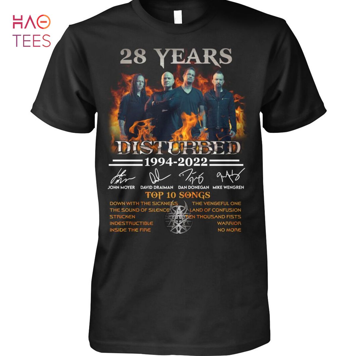 28 Years 1994-2022 Disturbed Shirt