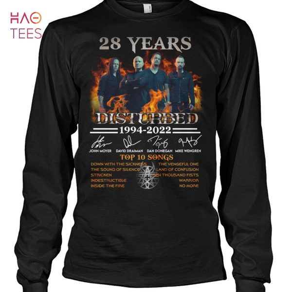 28 Years 1994-2022 Disturbed Shirt
