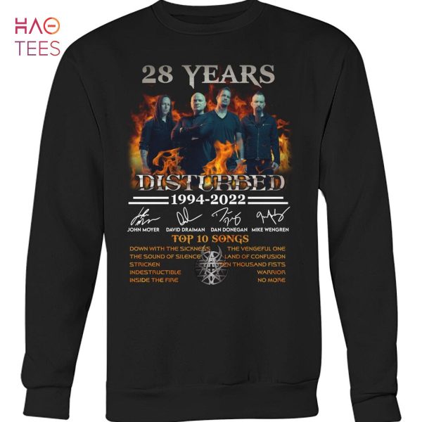 28 Years 1994-2022 Disturbed Shirt