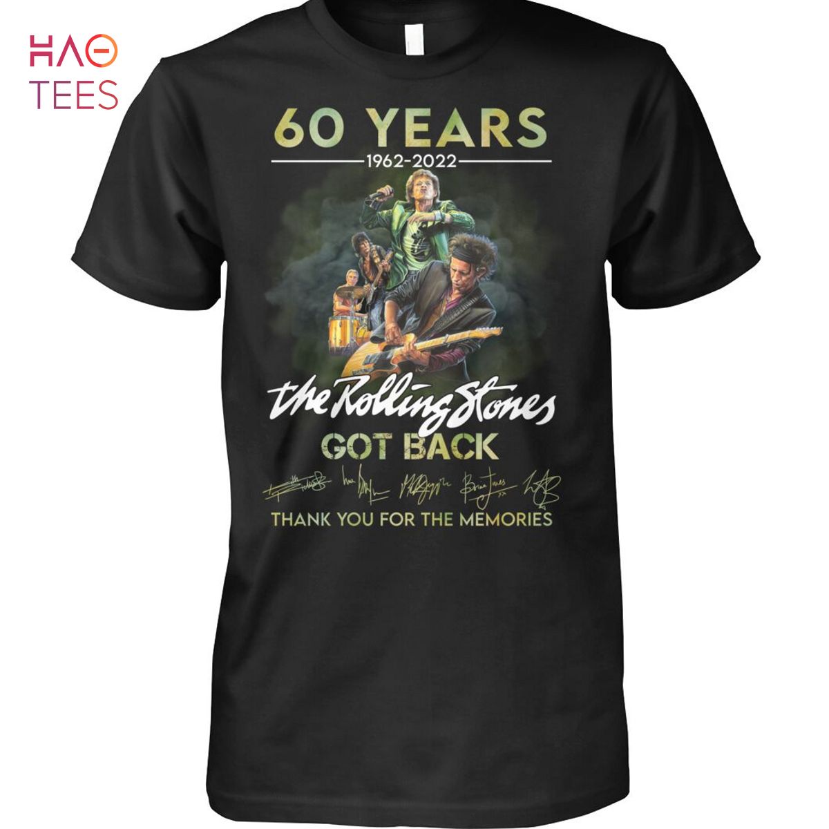 60 Years 1962-2022 The Rolling Stones Shirt