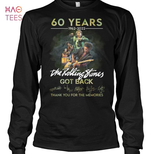 60 Years 1962-2022 The Rolling Stones Shirt