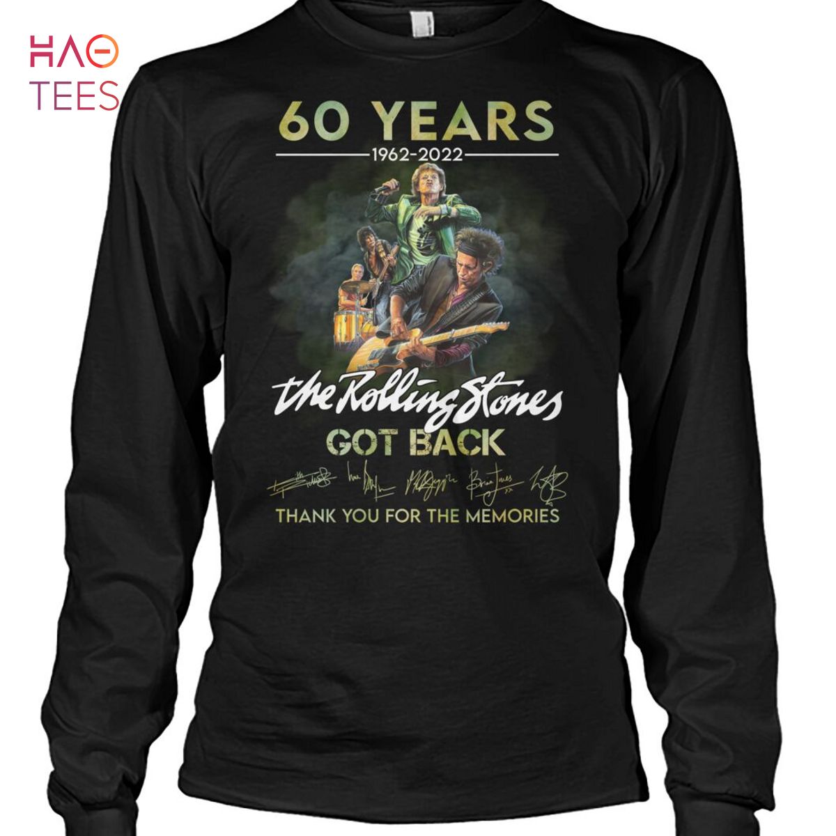 60 Years 1962-2022 The Rolling Stones Shirt Luxury Store