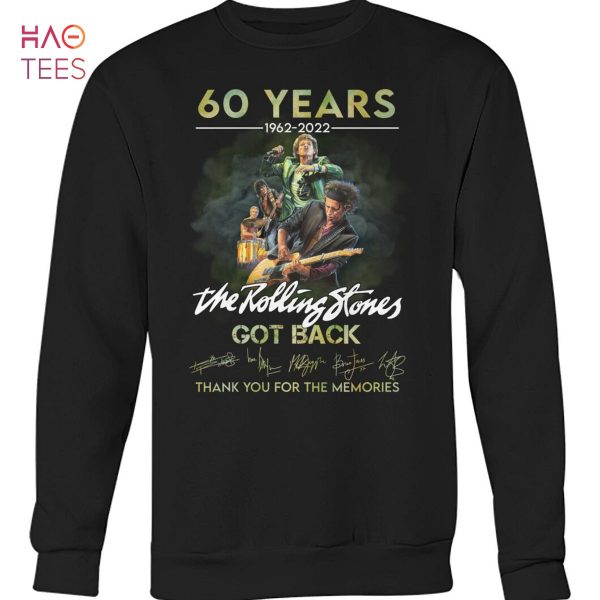 60 Years 1962-2022 The Rolling Stones Shirt