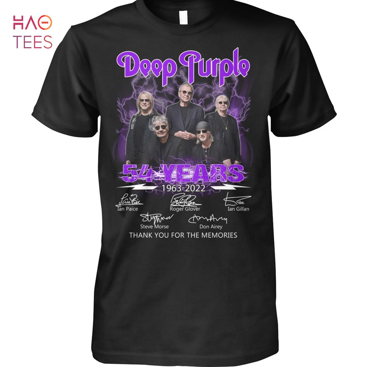 Deep Purple 54 Years 1963-2022 Shirt