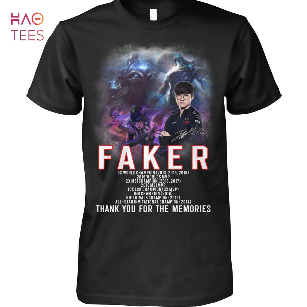 THE BEST Faker T1 Shirt Limited Edition