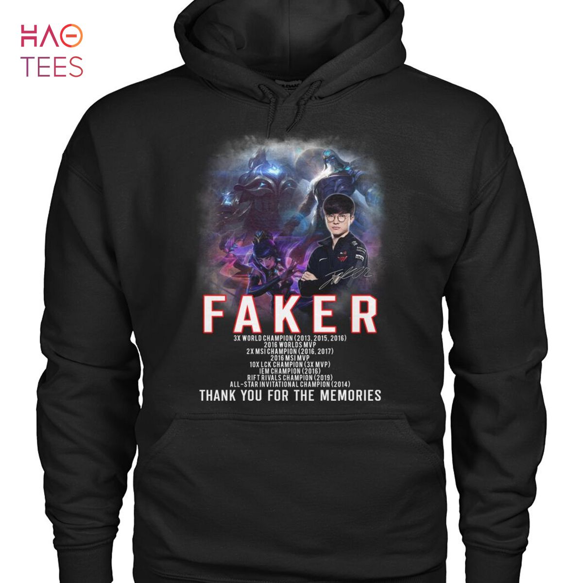 THE BEST Faker T1 Shirt Limited Edition THE BEST Faker T1 Shirt Limited Edition