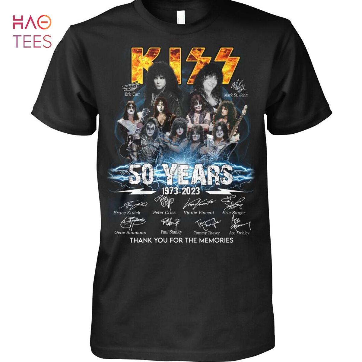 50 Years 1973-2023 Kiss Shirt Limited Edition