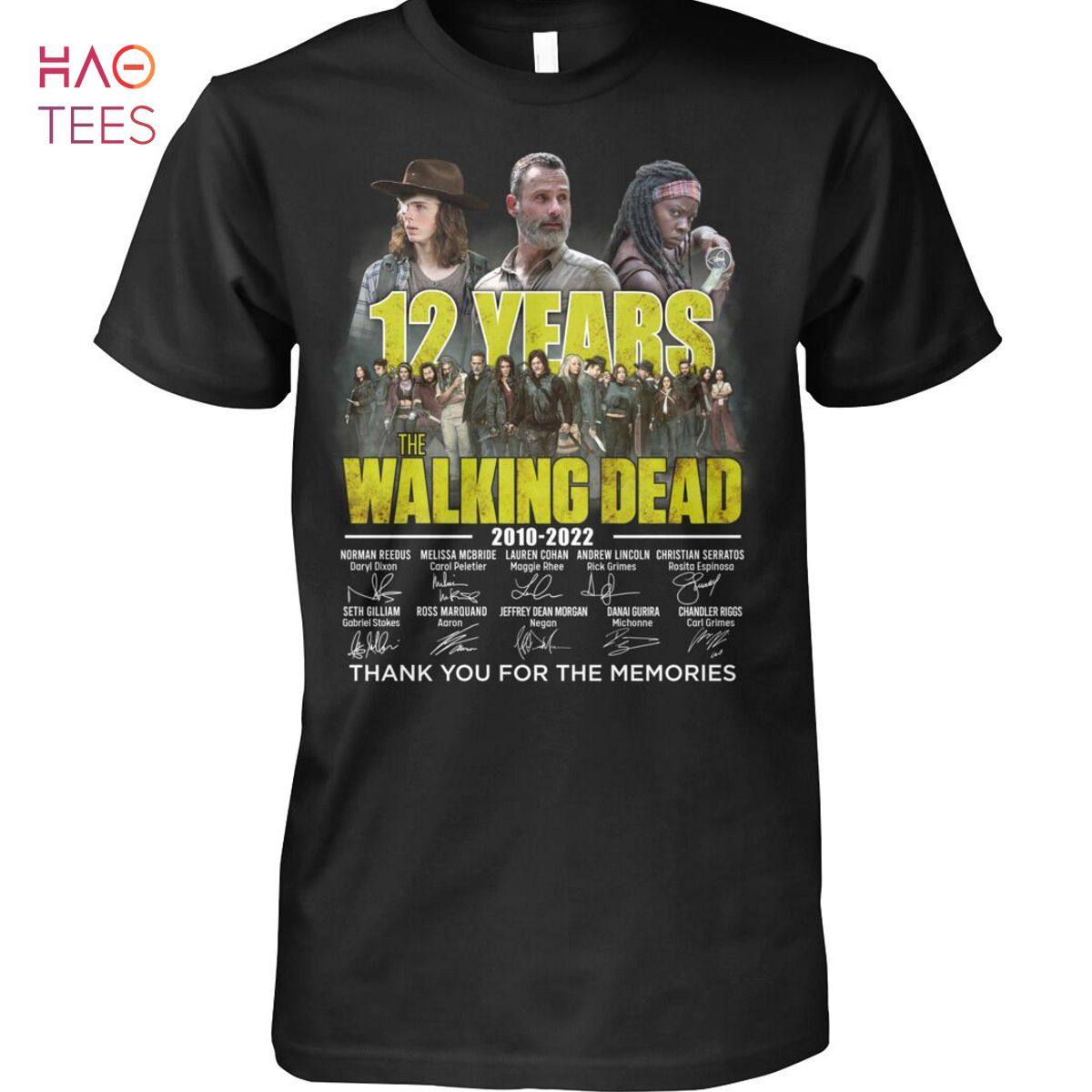 12 Years The Walking Dead 2010-2022 Shirt