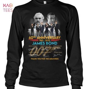 60 Anniversary 1962-2022 James Bond Shirt