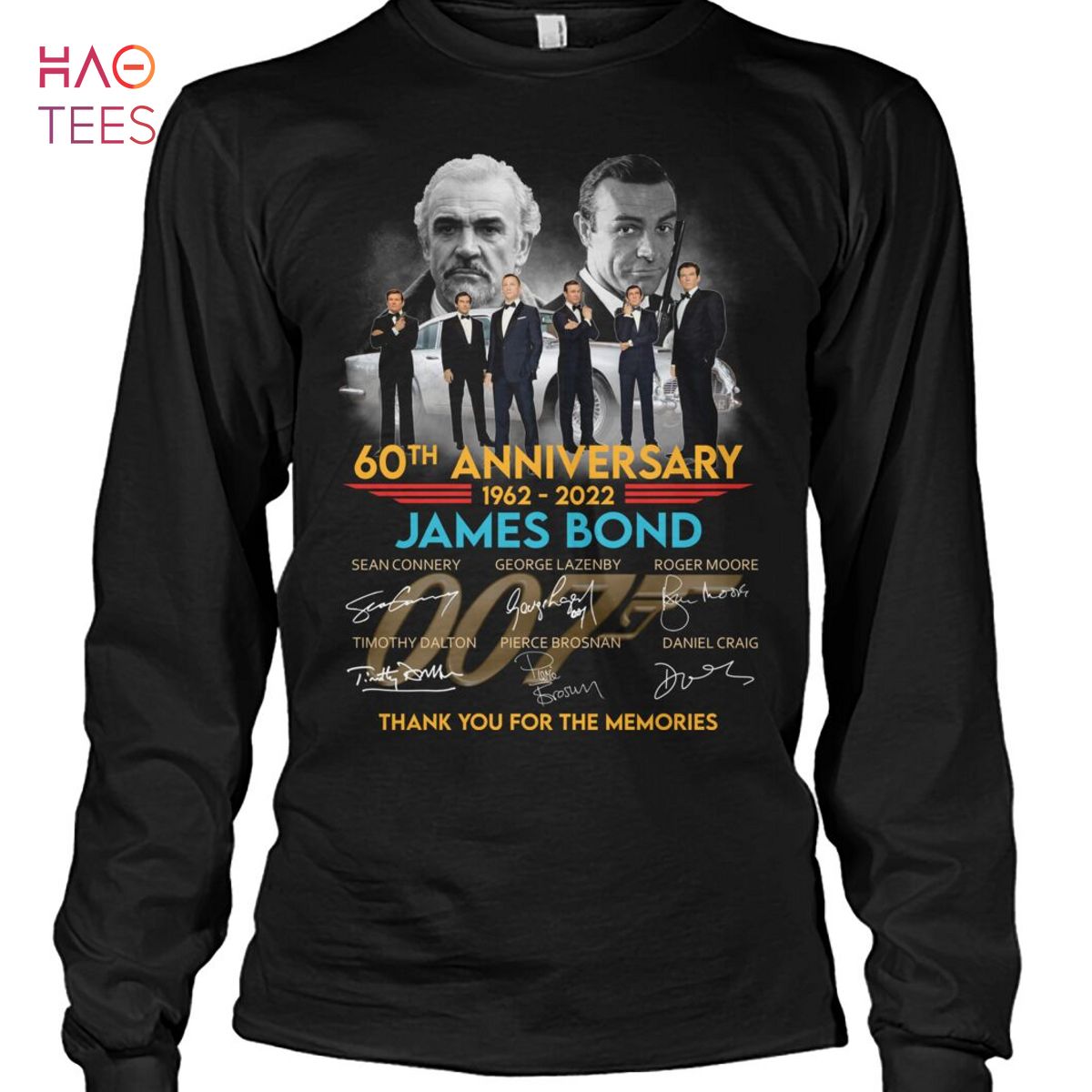 60 Anniversary 1962-2022 James Bond Shirt 60 Anniversary 1962-2022 James Bond Shirt