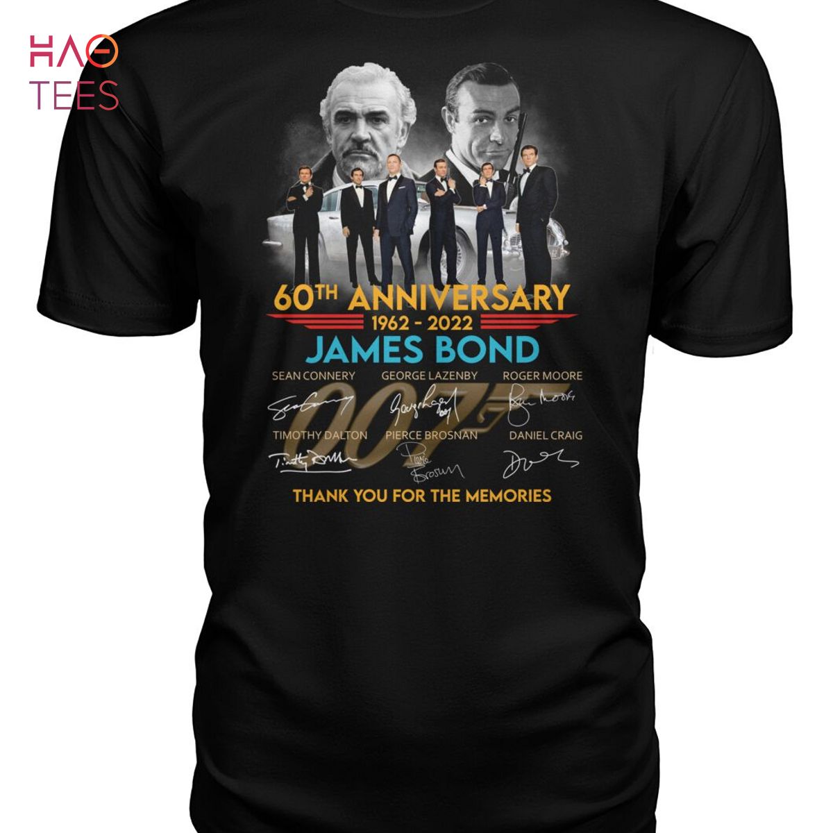 60 Anniversary 1962-2022 James Bond Shirt 60 Anniversary 1962-2022 James Bond Shirt