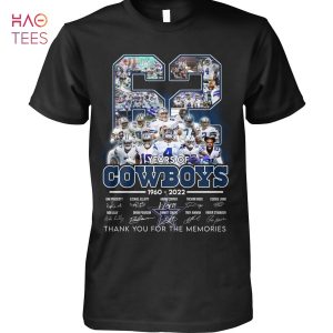 62 Years Of Cowboys 1960-2022 Shirt 62 Years Of Cowboys 1960-2022 Shirt