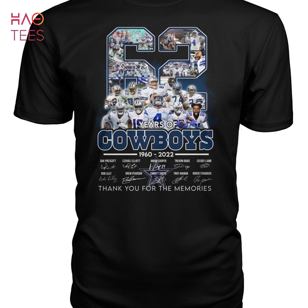 62 Years Of Cowboys 1960-2022 Shirt 62 Years Of Cowboys 1960-2022 Shirt