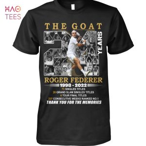 The Goat 24 Years Roger Federer Shirt The Goat 24 Years Roger Federer Shirt