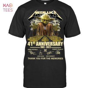 41 Anniversay Metallica 1981-2022 Shirt