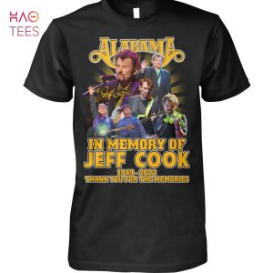 Alabama In Memory Of Jeff Cook 1949-2022 Shirt