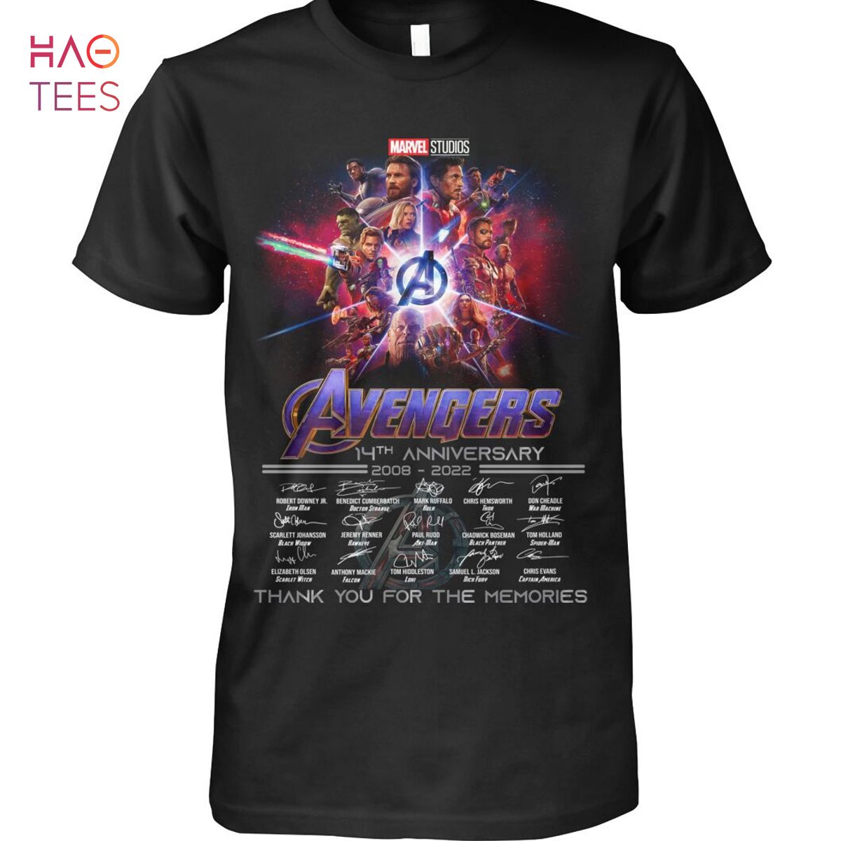 Avengers 14 Anniversary 2008-2022 Shirt