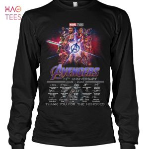 Avengers 14 Anniversary 2008-2022 Shirt