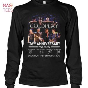 Coldplay 26 Anniversary 1966-2022 Shirt