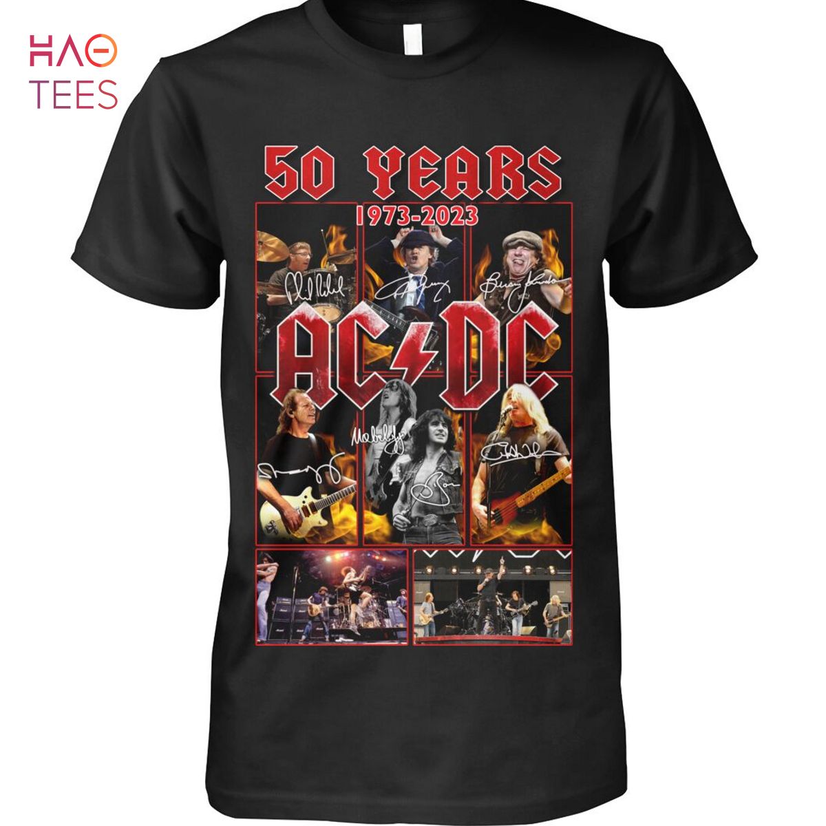 50 Years 1973-2023 ACDC Shirt Limited Edition