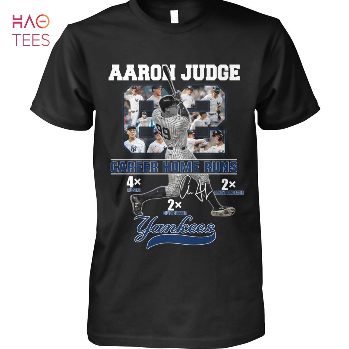 Aaron Juge Career Home Runs Yankees Shirt