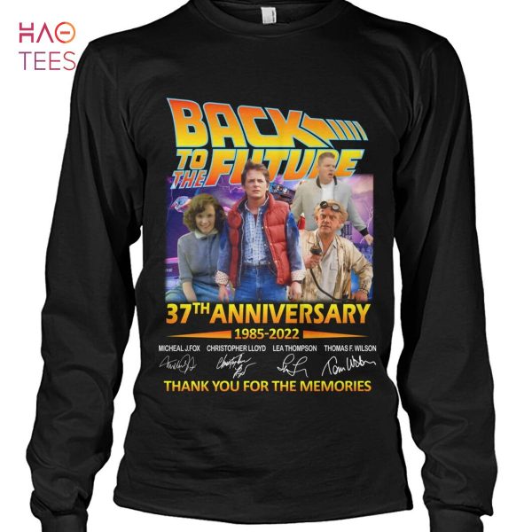 Back To The Future 37 Anniversary 1985-2022 Thank You For The Memories Shirt