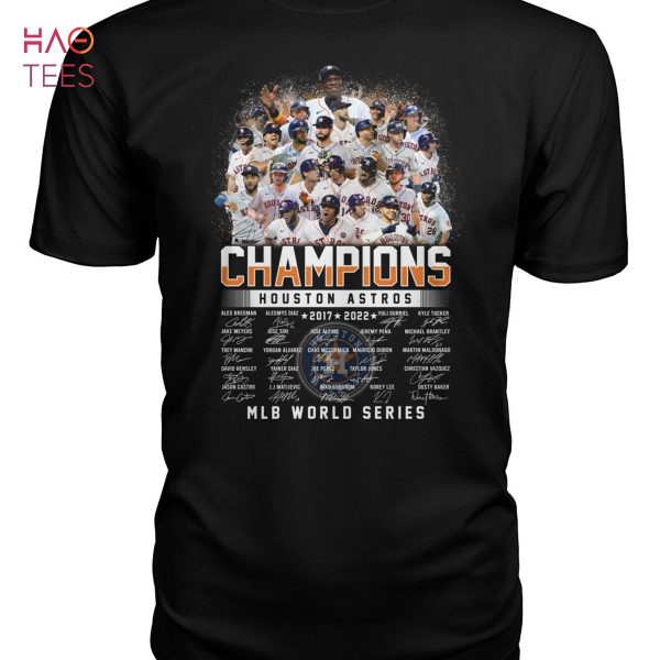 Champios Houstom Astros 2017-2022 MLB World Series Shirt