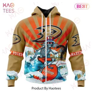 NHL Anaheim Ducks Specialized Kits For The Grateful Dead Hoodie