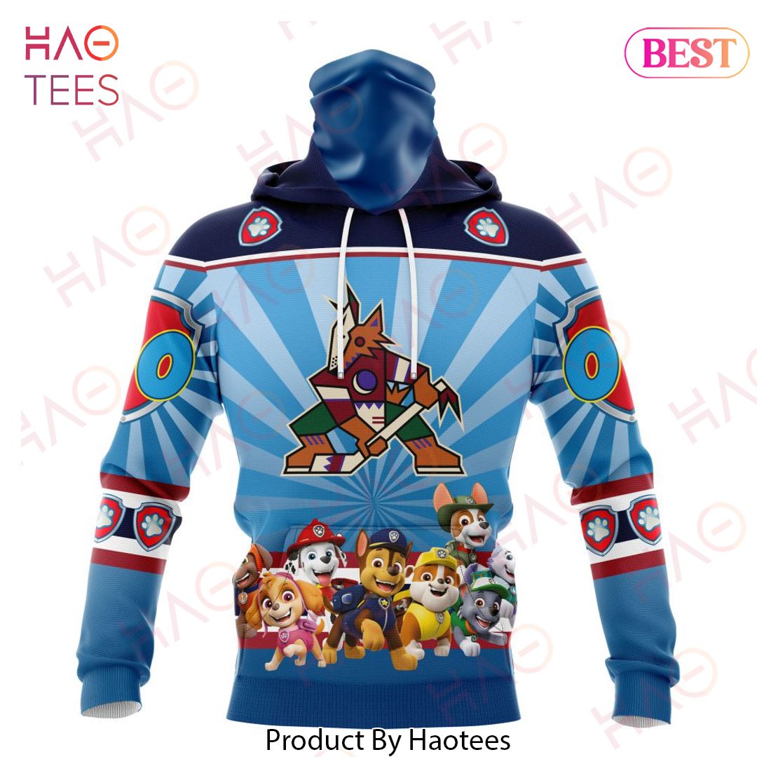 NHL Arizona Coyotes Special Paw Patrol Kits Hoodie NHL Arizona Coyotes Special Paw Patrol Kits Hoodie