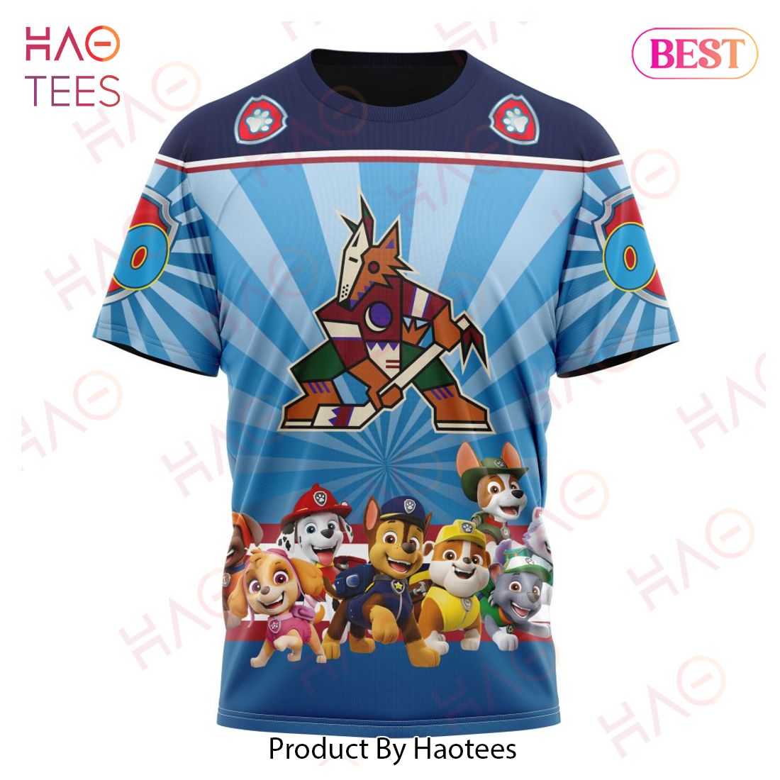 NHL Arizona Coyotes Special Paw Patrol Kits Hoodie NHL Arizona Coyotes Special Paw Patrol Kits Hoodie